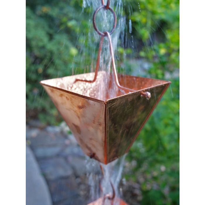 XL Square Cups Unfinished Copper  3121-XL-COP