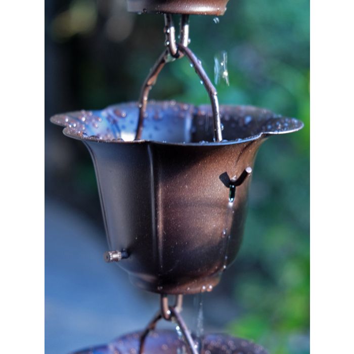 Bronze Flower Cup #3149-BRZ